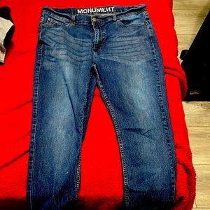 I’m selling a pair of size 36x30 men’s jeans by monument